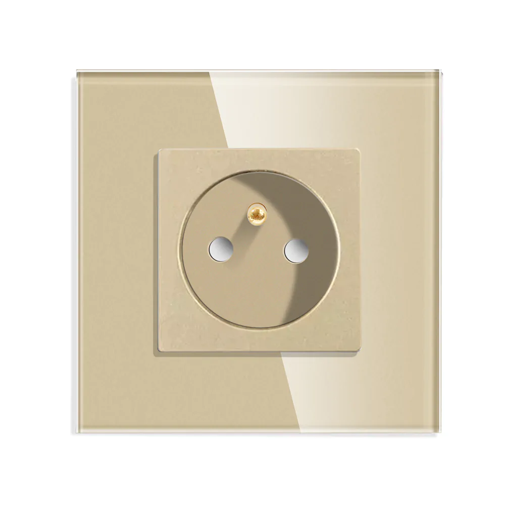 Revolo Touch Power Socket 16A - Zlatá Revolo Touch Elektrická zásuvka 16A - Zlatá