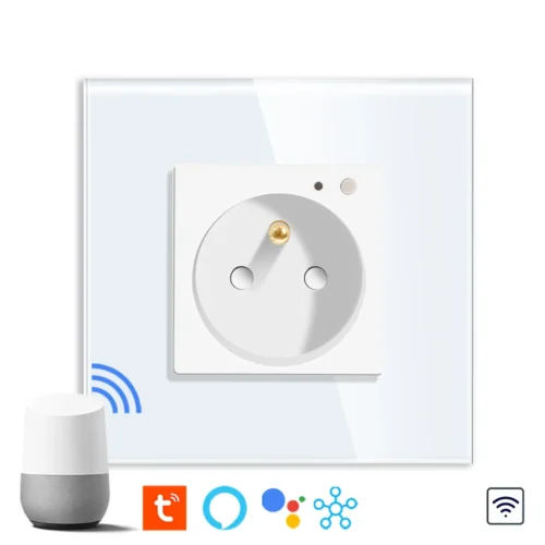 Revolo WiFi elektrická zásuvka 16A typu FR - Bílá