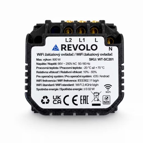 Revolo WiFi žaluziový ovladač - Modul - Obrázek 2