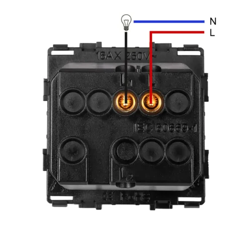 Schéma zapojení mechanického vypínače č.1