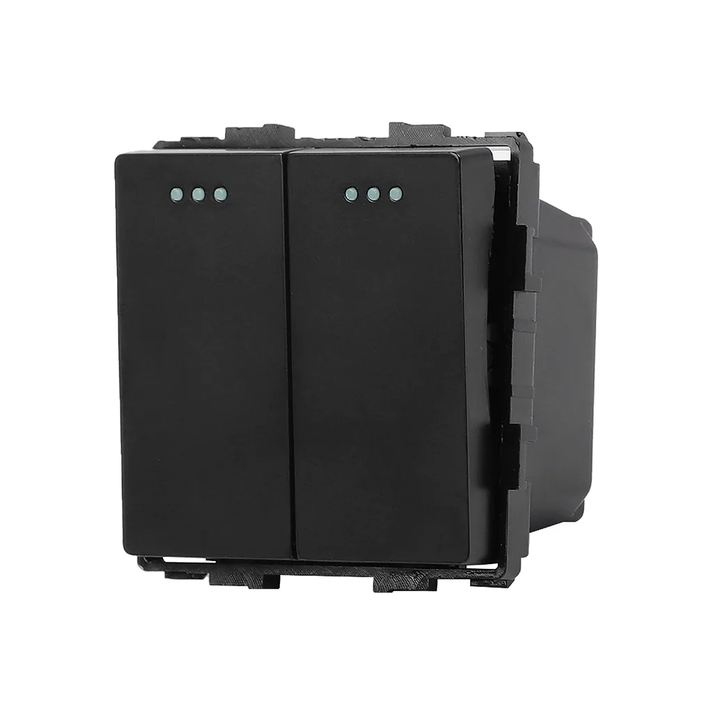 Mechanický schodišťový vypínač Revolo č.5B – černý Mechanický schodišťový vypínač Revolo č.5B – černý modul